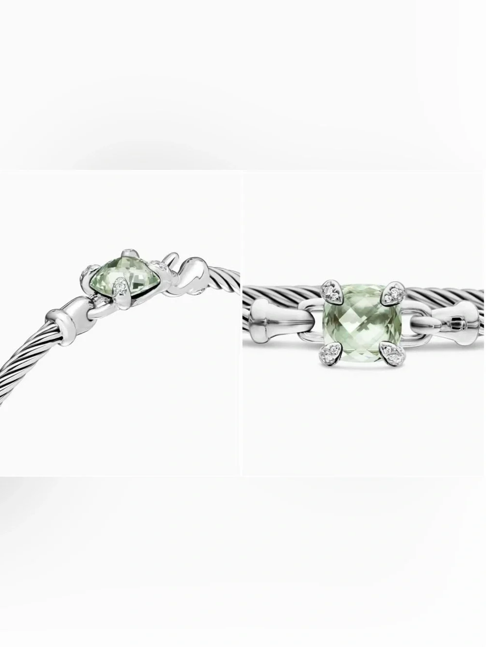 David Yurman Sterling Silver Chatelaine Bracelet